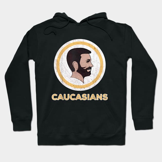 Washington Caucasians Redskins Hoodie by YASSIN DESIGNER